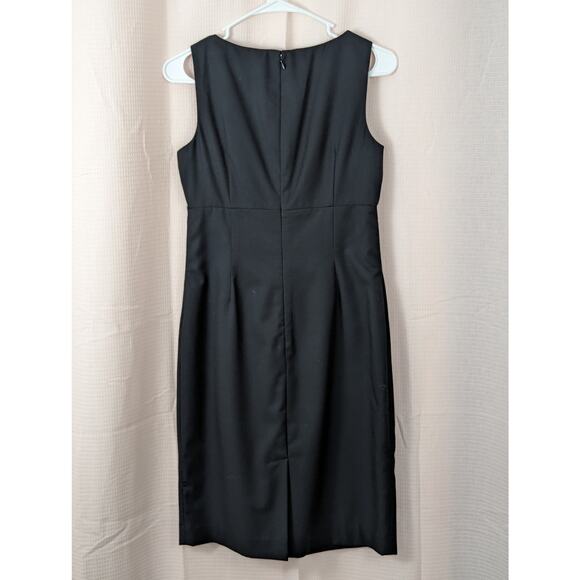 NINE WEST! BEAUTIFUL "LITTLE BLACK DRESS", BLACK, TAILORED! SZ 2 - Picture 7 of 8
